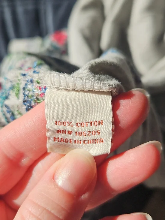 Sundance Boho Embroidered Tunic Dress, S, Floral, Cotton, Coastal Cowgirl, Folk - Picture 8 of 10